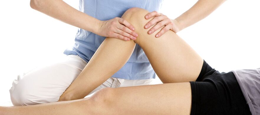 Procédure de massage pour l'arthrose de l'articulation du genou